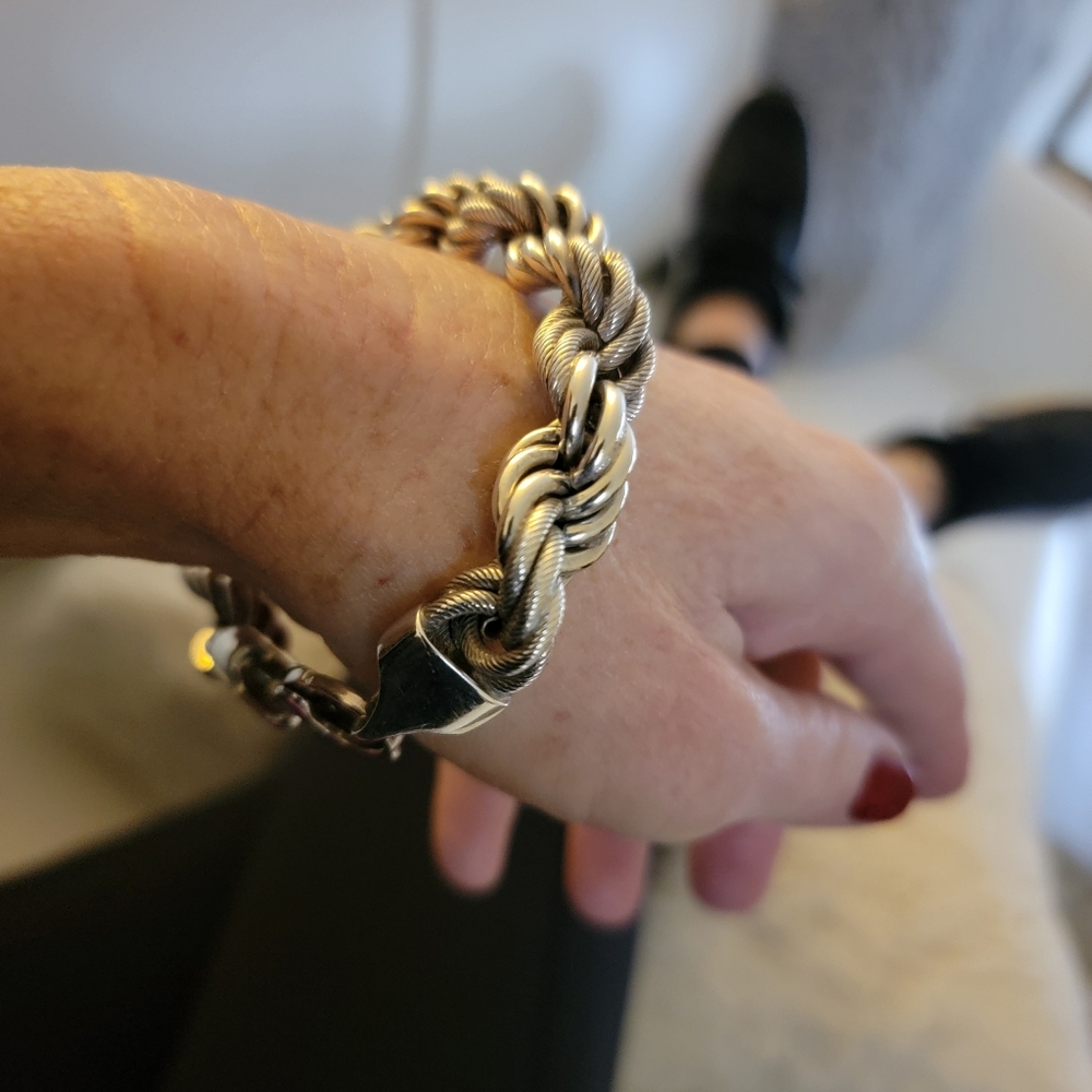Vintage, Sterling Silver GUCCI bracelet - Picture 3 of 10